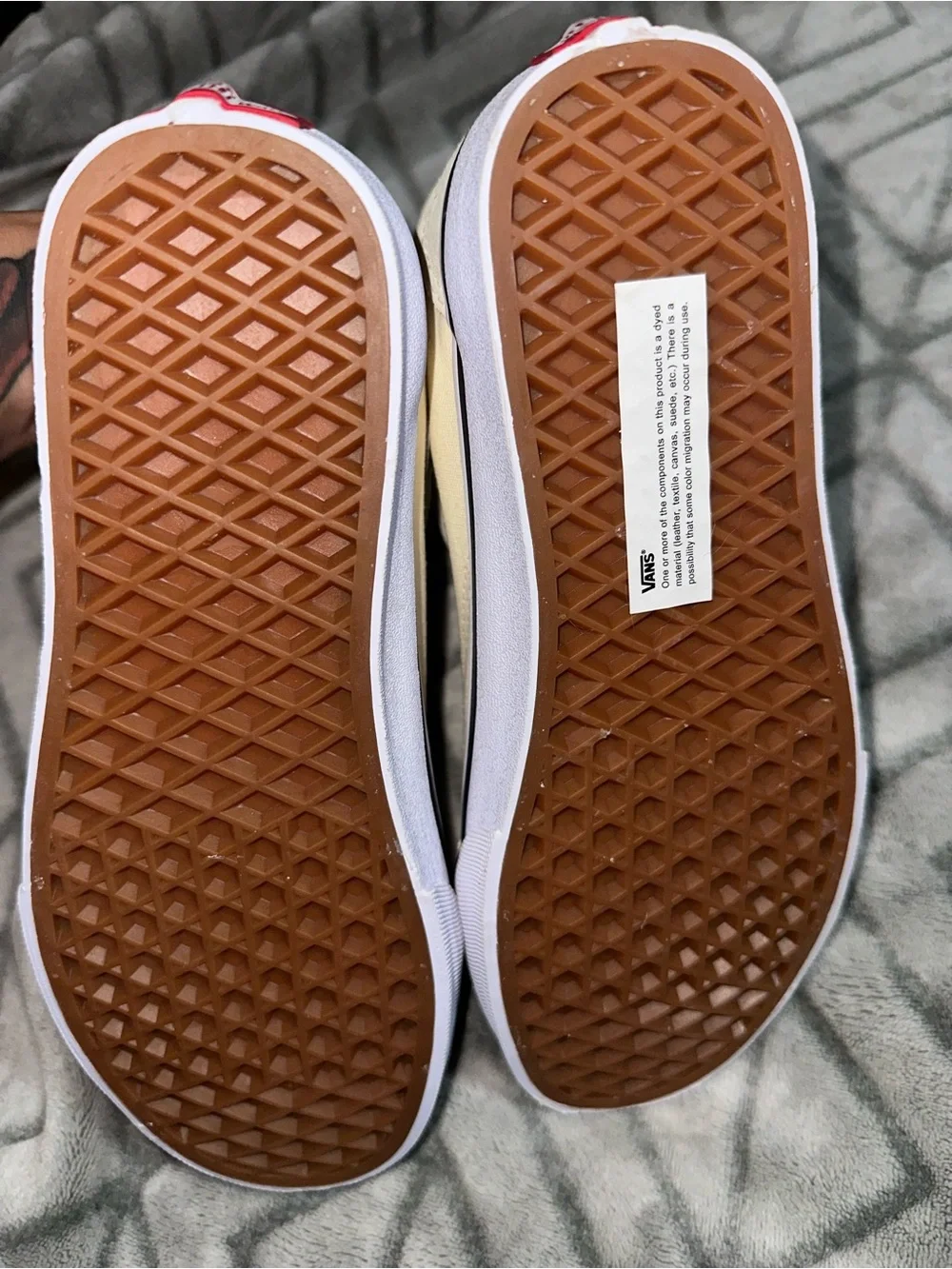 Vans Cream Old Skool Sneakers